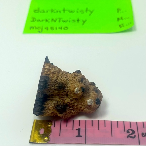 Vintage Beaver Sculpture Figurine possible United Design Canada - Picture 5 of 11